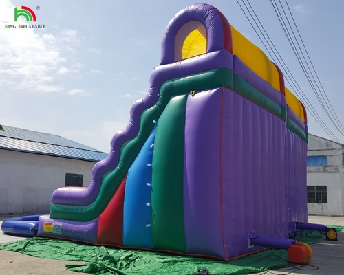 Slide Taman Air Luar Ruangan Perlengkapan Taman Hiburan Slide Air Komersial untuk Anak-anak