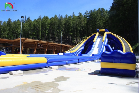 Kualitas Tinggi Raksasa Dewasa 3 Lane Trippo Water Slide Commercial Inflatable