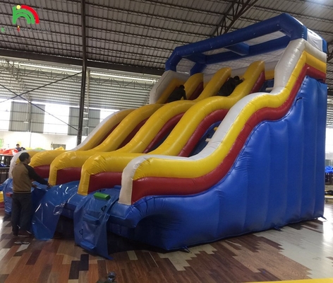 Slide Air Air Air Tertiup Untuk Kolam Renang Slide Air Tertiup Untuk Taman Air