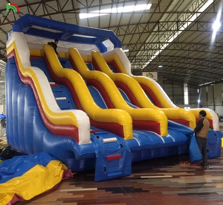 Slide Air Air Air Tertiup Untuk Kolam Renang Slide Air Tertiup Untuk Taman Air