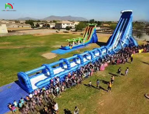 Cina Komersial Ekstra Panjang Air Slide Inflatable Untuk Dewasa
