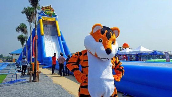 Joyful Fun Harga Pabrik Inflatable Slide Air Panjang untuk Dewasa Slide Inflatable Besar
