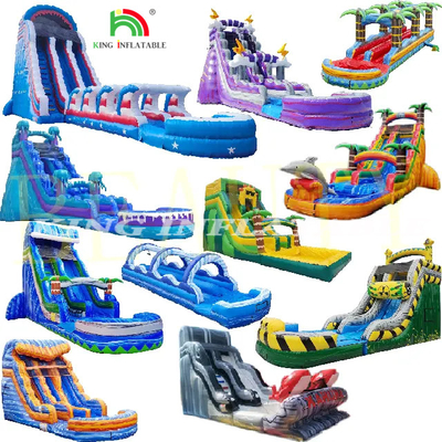Perbaikan pabrik Slide air kembung komersial untuk orang dewasa dan anak-anak