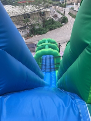 Slide Air Raksasa Inflatable Commercial Inflatable Slide Air dengan kolam renang