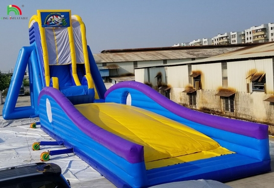 Slide Air Berkualitas Komersial Dewasa Slide Air Besar Panas Panjang Untuk Taman Hiburan