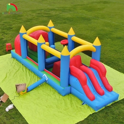 Anak-anak Inflatable rintangan Course Inflatable Jumping Bounce rintangan Course Inflatable rintangan Game