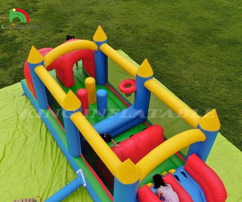 Anak-anak Inflatable rintangan Course Inflatable Jumping Bounce rintangan Course Inflatable rintangan Game