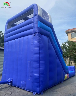 Slide air berkapasitas tinggi dengan kolam renang untuk anak-anak Slide air berkapasitas tinggi