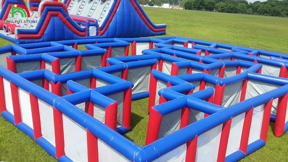 Kursus Hambatan Inflatable Game Labyrinth Inflatable