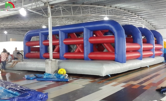 Pelataran rintangan komersial yang bisa diembun Combo Bouncer Jumping Castle Bounce House