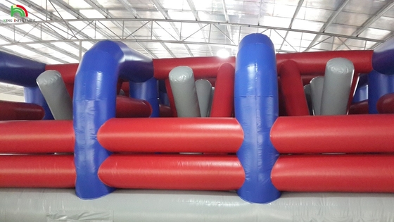 Pelataran rintangan komersial yang bisa diembun Combo Bouncer Jumping Castle Bounce House