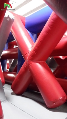 Pelataran rintangan komersial yang bisa diembun Combo Bouncer Jumping Castle Bounce House