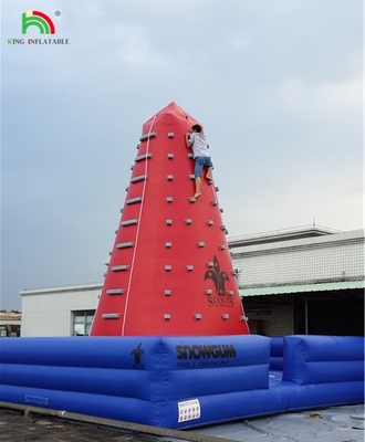 Popular Outdoor Mobile Hiburan udara Menantang Permainan Inflatable Menekuk Menara Rock Menekuk Dinding untuk Anak-anak Indoor