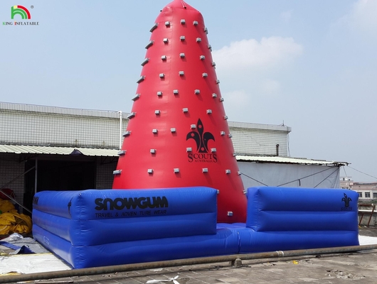 Popular Outdoor Mobile Hiburan udara Menantang Permainan Inflatable Menekuk Menara Rock Menekuk Dinding untuk Anak-anak Indoor