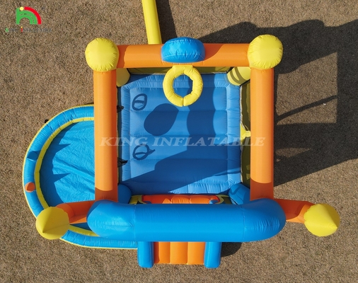 Anak-anak Bounce House Combo Partai Toddler Bouncy Castle dengan Slide Pool Basket Dartboard Trampoline