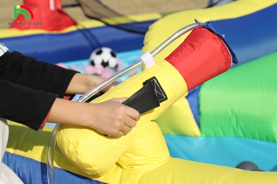Kids Party Wet DryInflatable Bounce House Water Slide Bouncer Combo Dengan Lebih Besar Splash Pool Climbing Blower Basket Dartboard