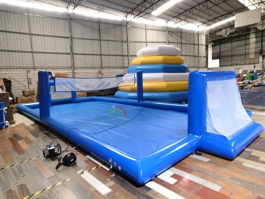 Permainan Olahraga Luar Ruang Lapangan Olahraga Bola Sepak Inflatable Lapangan Sepak Bola Inflatable