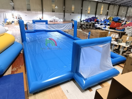 Permainan Olahraga Luar Ruang Lapangan Olahraga Bola Sepak Inflatable Lapangan Sepak Bola Inflatable