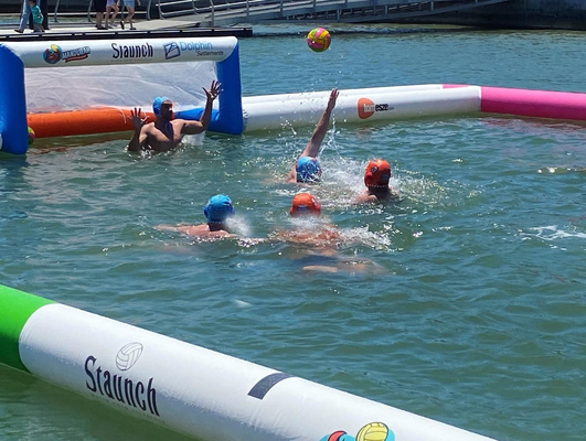 Game Olahraga Air Inflatable Water Polo Sepak Bola Lapangan Lapangan Arena Lapangan Sepak Bola Aqua Inflatable