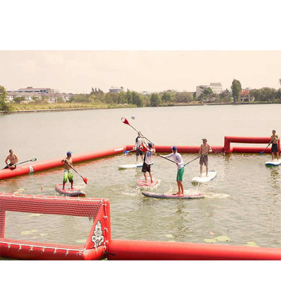 Khusus Outdoor Interactive Inflatable Lapangan Sepak Bola Air Raksasa Inflatable Lapangan Sepak Bola Lapangan Arena Lapangan