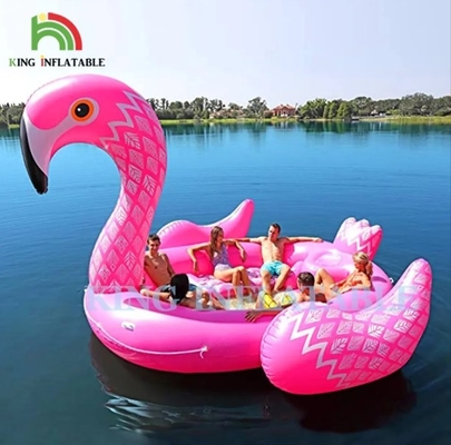6 Orang Air Air Peacock Air Gunung Laut Danau Kolam Air Float Toys Raksasa Unicorn Flamingo Air Floating Floating untuk pesta air