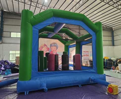 Inflatable Fighting Arena Dewasa Anak-anak Taman Trampolin Inflatable Gladiator Joust Battle Game Bounce Castle