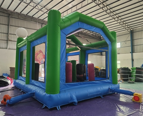 Inflatable Fighting Arena Dewasa Anak-anak Taman Trampolin Inflatable Gladiator Joust Battle Game Bounce Castle