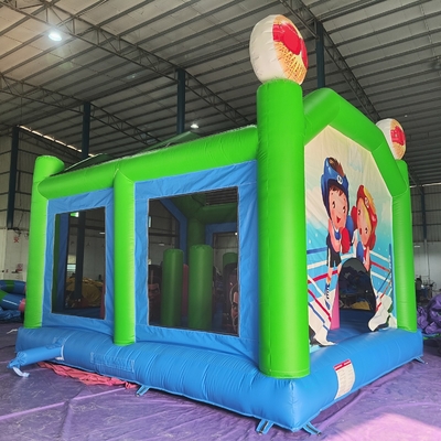 Inflatable Fighting Arena Dewasa Anak-anak Taman Trampolin Inflatable Gladiator Joust Battle Game Bounce Castle