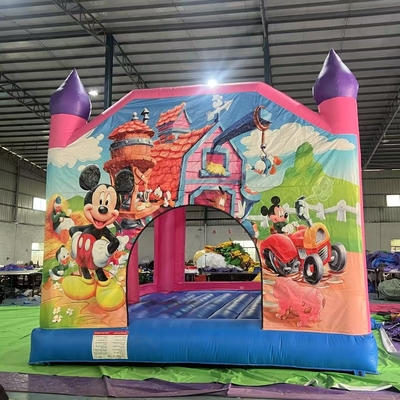 Commercial Inflatable Bouncer House Mickey Mouse Inflatable Jump Bouncy Castle Bounce House untuk Partai Anak Dewasa
