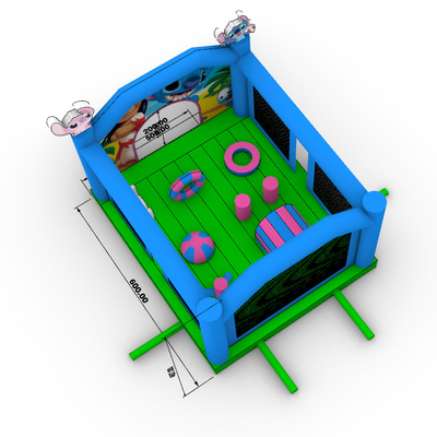 Rumah Bouncer Partisi Bouncer Jump Bouncy Castle Bounce House Combo untuk anak-anak dewasa