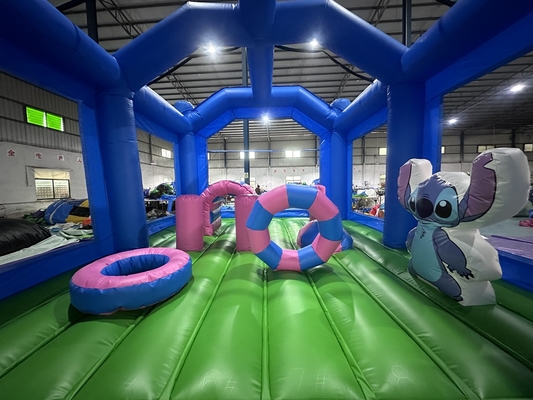 Rumah Bouncer Partisi Bouncer Jump Bouncy Castle Bounce House Combo untuk anak-anak dewasa