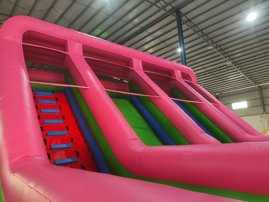Commercial Grade PVC Spider-Man Water Slide Inflatable Bounce House ComboObstacle Course Slide Inflatable Water Slide