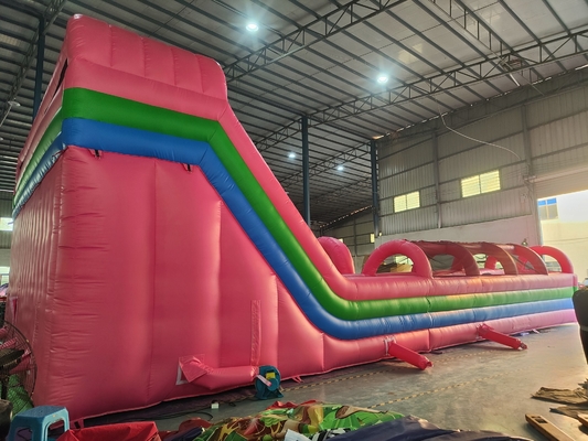 Commercial Grade PVC Spider-Man Water Slide Inflatable Bounce House Combo Obstacle Course Slide Air Slide Inflatable