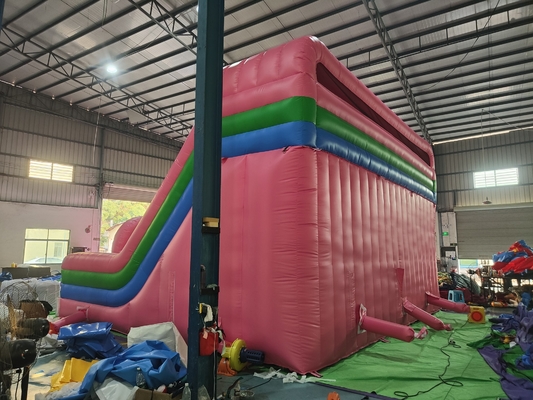 Commercial Grade PVC Spider-Man Water Slide Inflatable Bounce House ComboObstacle Course Slide Inflatable Water Slide