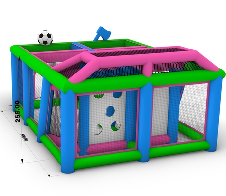 Game Olahraga Inflatable Melempar Target Dartboard Target Game Gelembung Inflatable Football Event Pengadilan gawang