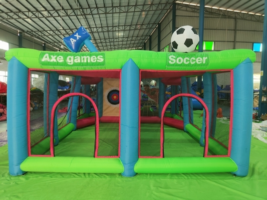 Game Olahraga Inflatable Melempar Target Dartboard Target Game Gelembung Inflatable Football Event Pengadilan gawang