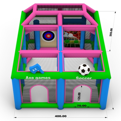 Game Olahraga Inflatable Melempar Target Dartboard Target Game Gelembung Inflatable Football Event Pengadilan gawang