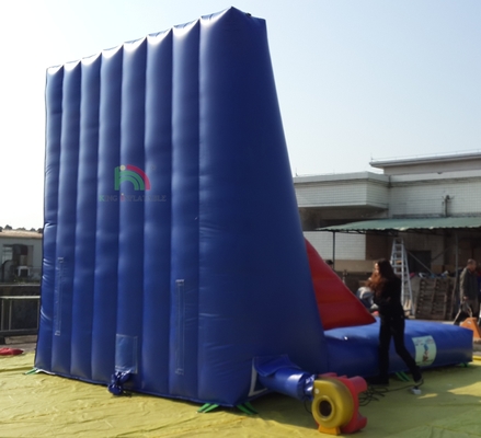Pabrik Grosir Game Olahraga Luar Ruangan Komersial Dewasa Inflatable Sticky Wall Game Inflatable Jumping Bouncy Castle