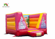 0.55mm PVC Inflatable Princess Bounce Castle Dengan Blower Untuk Anak 85kg Berat