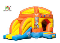 Kids Sport Lion Combo 4.2 x 4.7m Inflatable Jumping Bouncer Dengan Slide Logo Dicetak