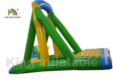 Taman Air Inflatable Tiup Gaya Biru / Peralatan Bermain Dewasa