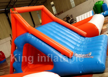Waterproof Inflatable Water Park / Taman Bermain Air Dengan Trampolin Untuk Disewakan