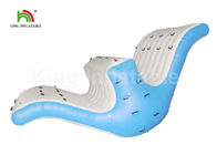 Biru 5 * 2,5 m Inflatable Rocker Slide / Water Park Toys Untuk Sewa Komersial