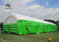 Tenda PVC Besar Bahan Kustom Hijau Tiup Untuk Iklan