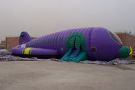PVC 12m Pesawat Inflatable Jump House Castle Type Untuk Sewa