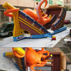 Kolam Fun Inflatable Kota Anak, Rumah Melompat Tiup Melompat