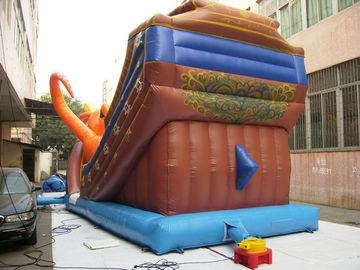 Kolam Fun Inflatable Kota Anak, Rumah Melompat Tiup Melompat