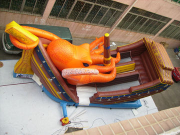 Kolam Fun Inflatable Kota Anak, Rumah Melompat Tiup Melompat