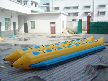 Single Line 7 Person Inflatable Banana Boat Untuk Hiburan Outdoor Di Laut