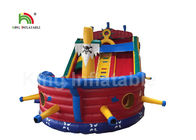 Red Inflatable Jumping Castle Dengan Blower Untuk Balita / Bajak Laut Combo Bouncer Slide